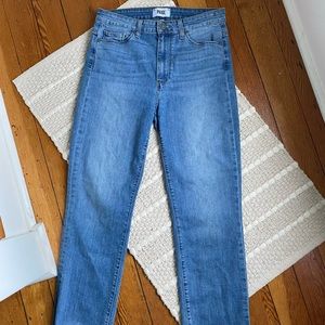 PAIGE Jacqueline straight leg jeans size 30